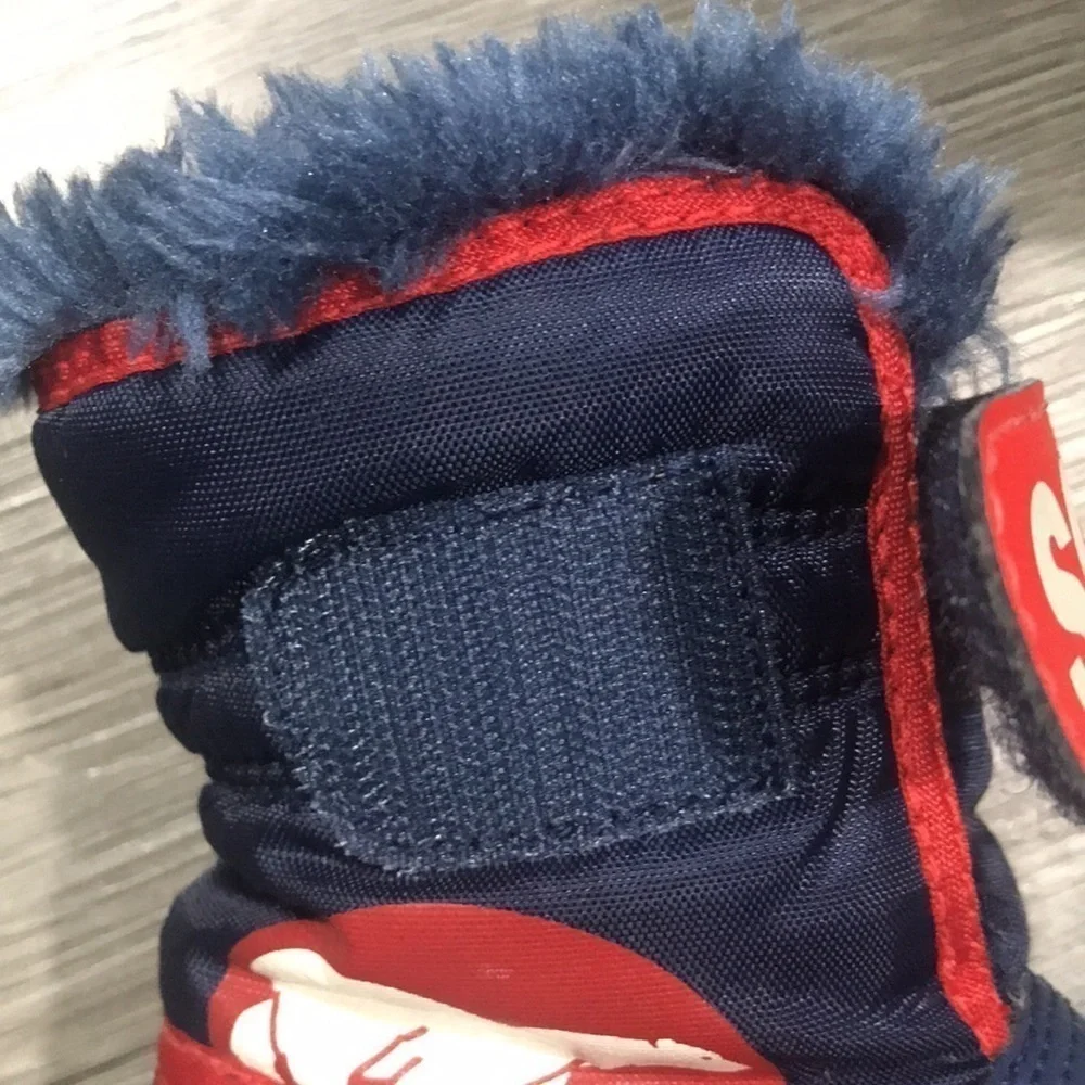 SOREL‎ LOGO NYLON CANVAS SNOW BOOTS size 5